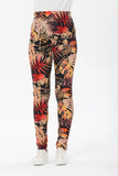 Perla Blanca Colorful Floral Patterned Maternity Leggings