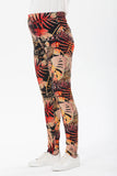 Perla Blanca Colorful Floral Patterned Maternity Leggings