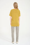 Perla Blanca Yellow Maternity T-shirt with Breastfeeding Feature