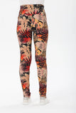 Perla Blanca Colorful Floral Patterned Maternity Leggings