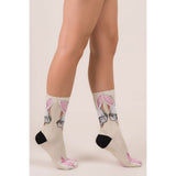 Rabbit Skull Crew Socks