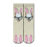 Rabbit Skull Crew Socks