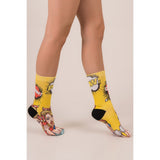 Pow Pop Art Crew Socks