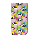 Eyes Crew Socks