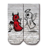 Angel & Devil Ankle Socks