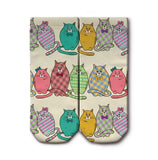 Colourful Cats Ankle Socks