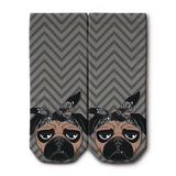 Pug Ankle Socks