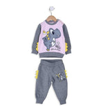 Breeze Dinosaur Print 2 Piece Set for Baby Girls