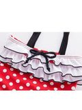 2 Piece Cute Red Dots Swimwear Set for Toddler Girls - Lets Shop US