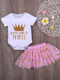 2-piece Romper Skirt Baby Set  for Todller Girls - Lets Shop US