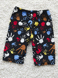 Cute Cartoon Hand Printed Swimming Trunks for ToddlerBoys