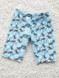 Cute Cartoon Tree Printed Swimming Trunks for Boys