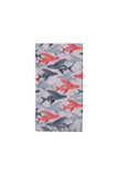 Coral-Blue Fish Kitchen Towel Set