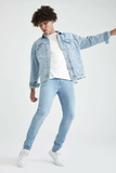 Oversize Fit Basic Jean Jacket