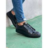 Patent Leather Black Sole Men's Shoes Black