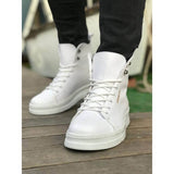 White Skin White Sole Men's Boot