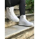 White Skin White Sole Men's Boot