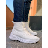 White Skin White Sole Men's Sport Boot