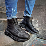 Black Skin Black Sole Men's Sport Boot