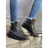 Black Skin Black Sole Men's Sport Boot