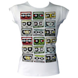 Cassette Colorful Women's Basic T-Shirt