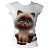 Sweet Cat Women's Basic T-Shirt