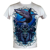 Skull & Shark Diving Men's Basic T-Shirt