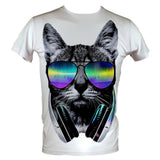 DJ Cat Men's Basic T-Shirt