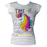 Time to be a Unicorn Women's Basic T-Shirt