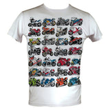 Colorful Motorcycles Men's Basic T-Shirt