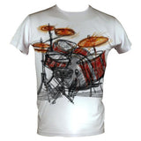 Drum Set Men's Basic T-Shirt