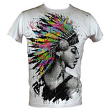 Indian Woman Men's Basic T-Shirt