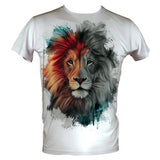 Colorful Lion Men's Basic T-Shirt