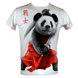 Samurai Panda Men's Basic T-Shirt