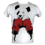 Panda Boxer Gloves Men's Basic T-Shirt