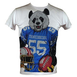 Quarterback Panda Men's Basic T-Shirt