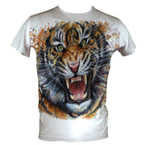 Colorful Tiger Men's Basic T-Shirt