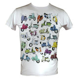 Colorful Mini Bikes Men's Basic T-Shirt