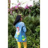 Bloom Girl Women Denim Jacket