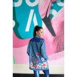 Flowers Women Denim Jacket